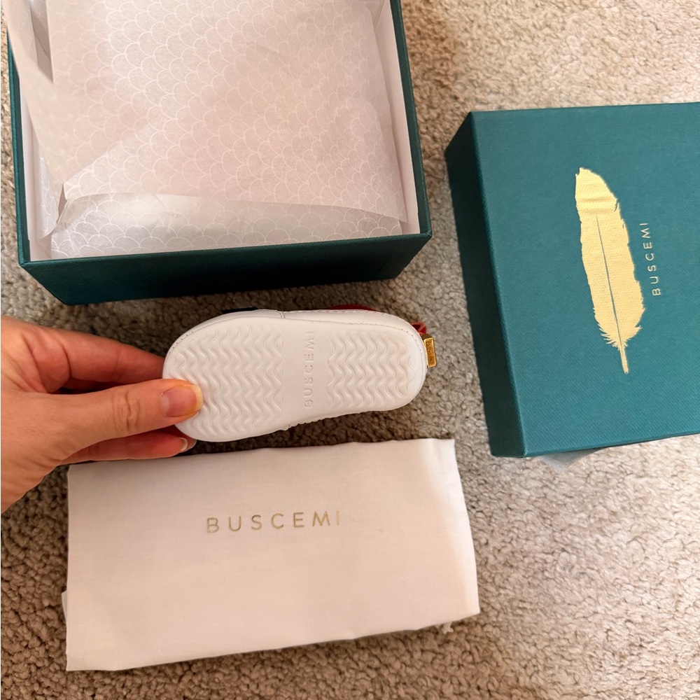 Buscemi Kids Red Sneakers! NWB - Picture 3 of 3